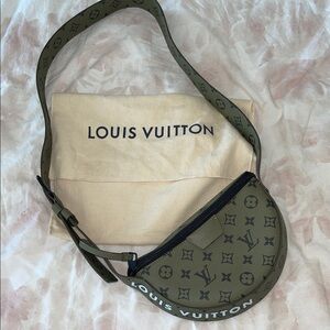 Louis Vuitton Khaki Monogram Belt Bag